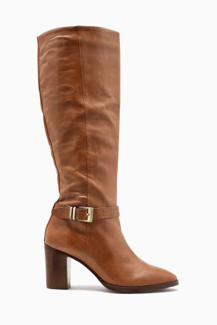 Signature Leather Long Boots